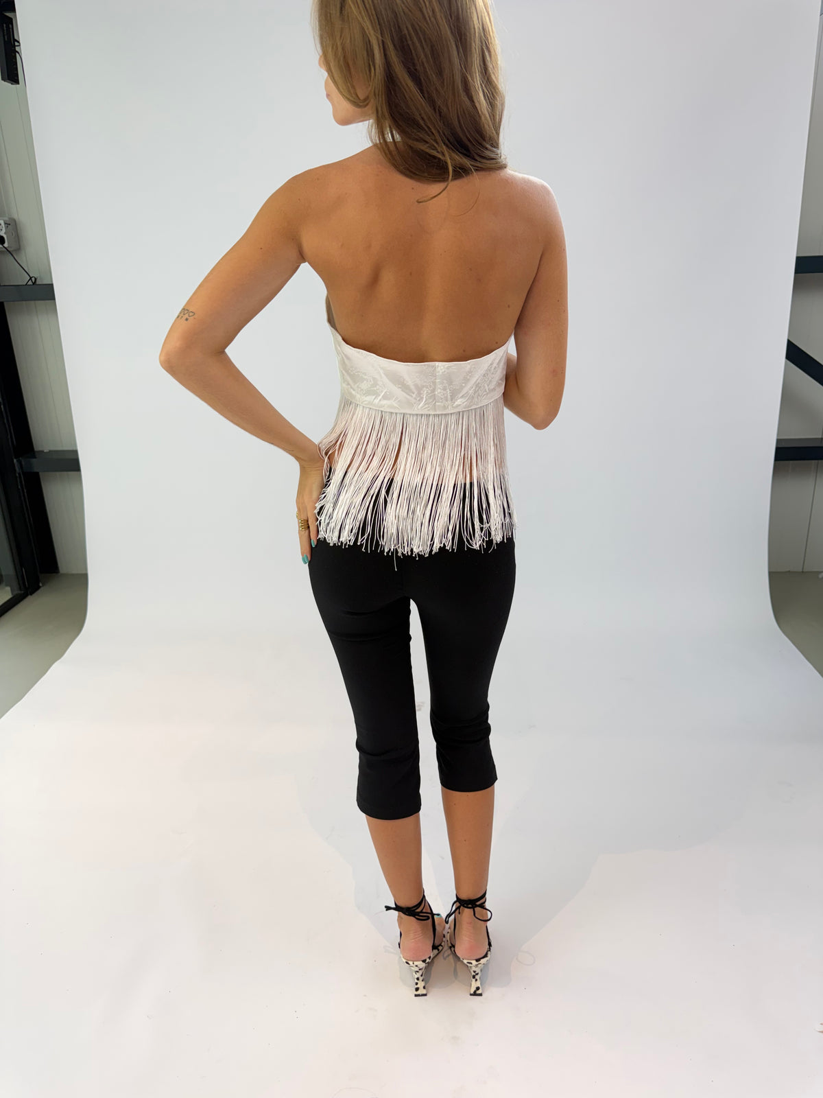 Luna Fringe Halter Top