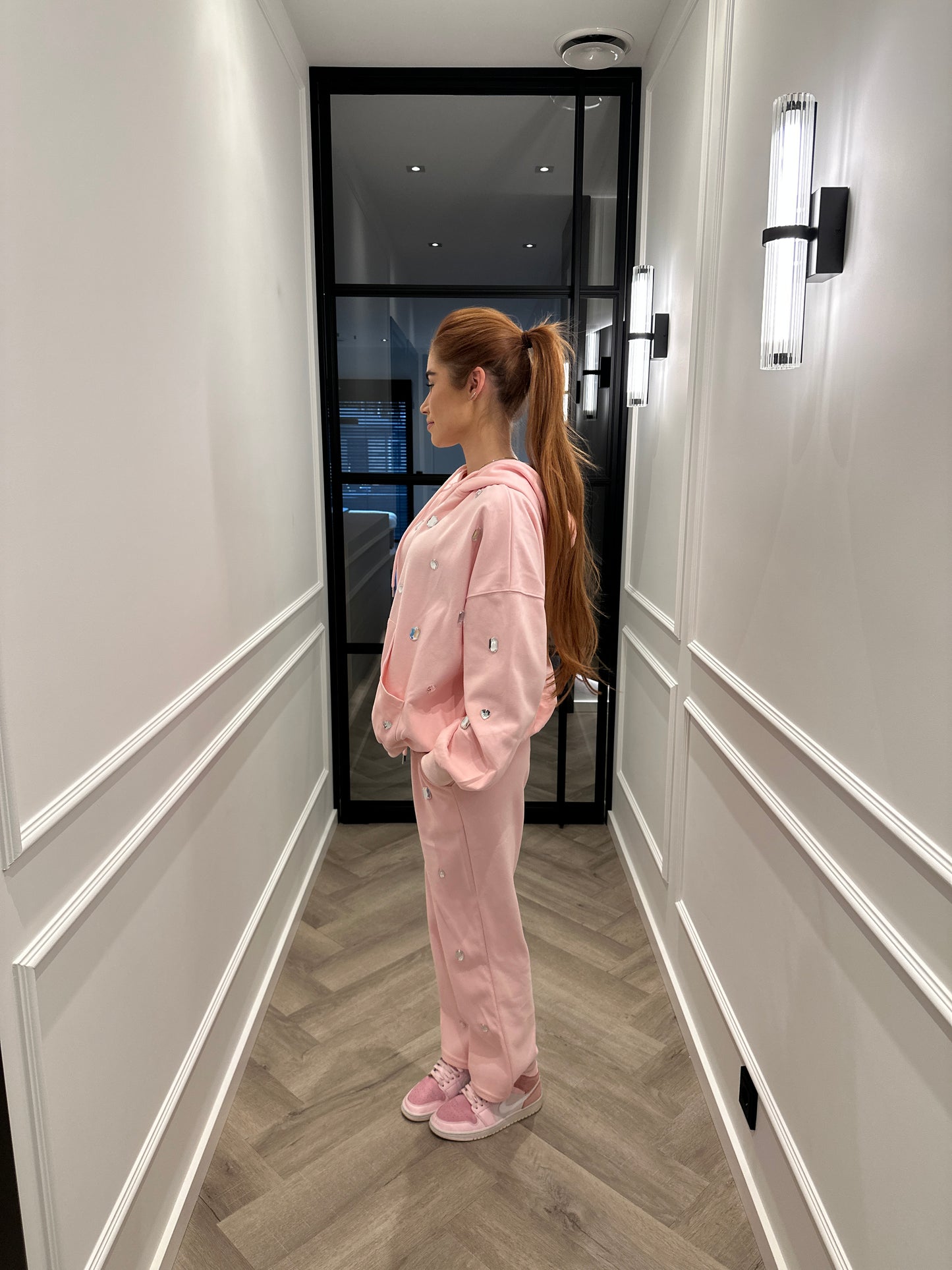 Joggingspak met diamanten