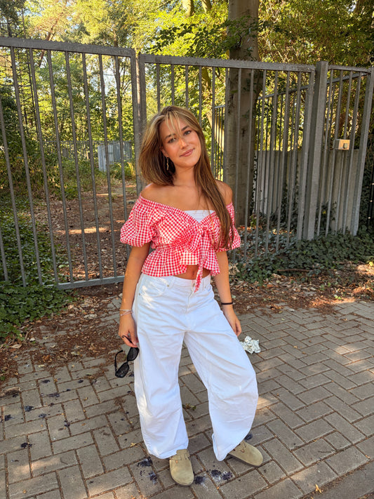 Gingham Blouse