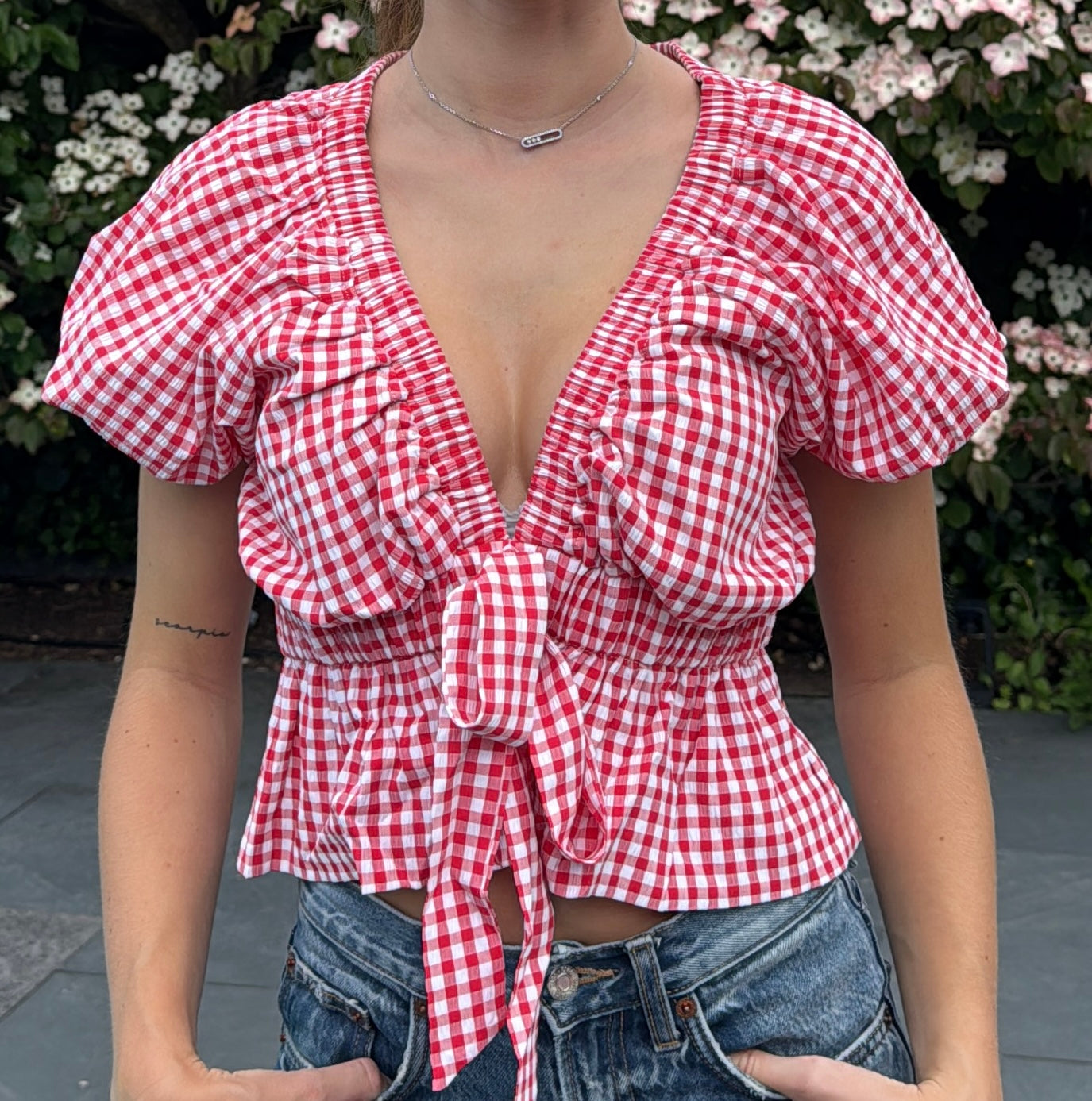 Gingham Blouse