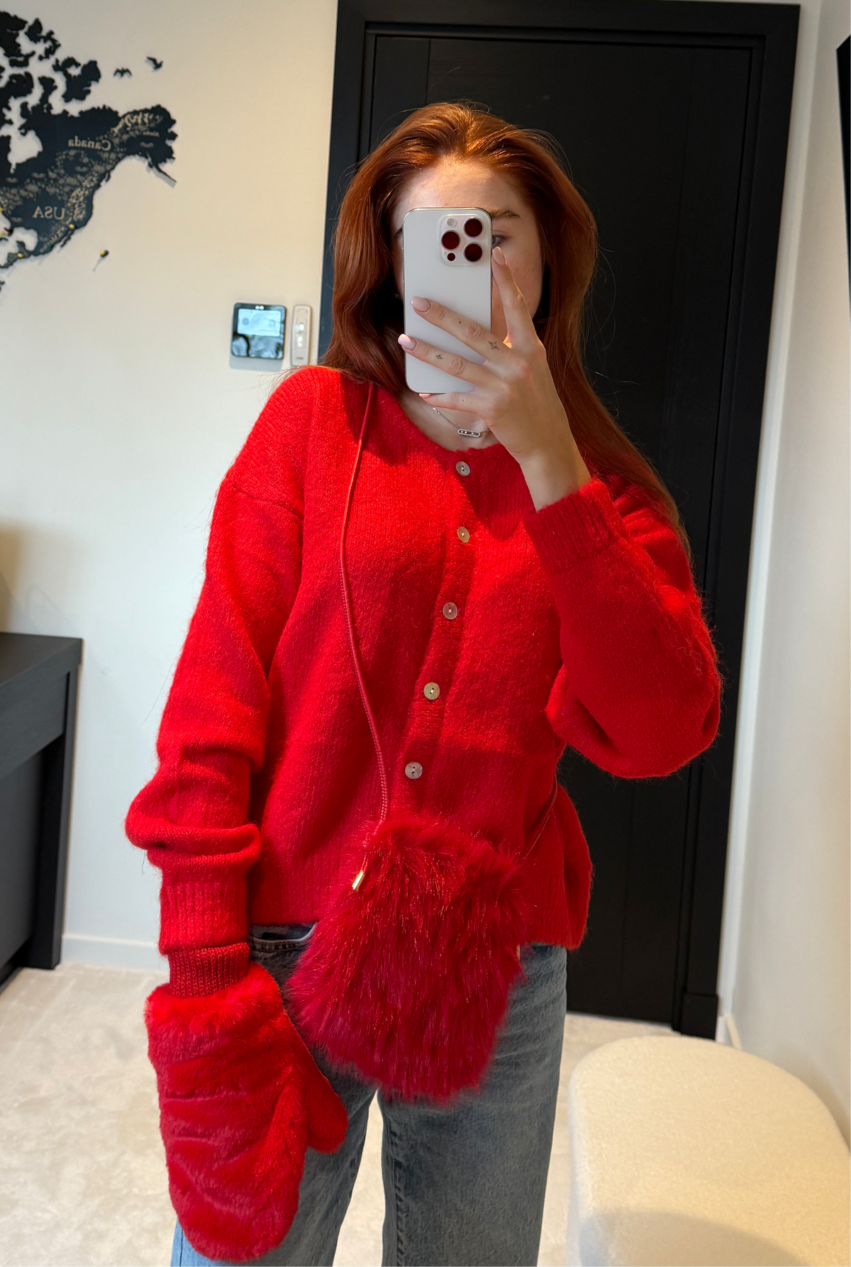Fluffy telefoontasje