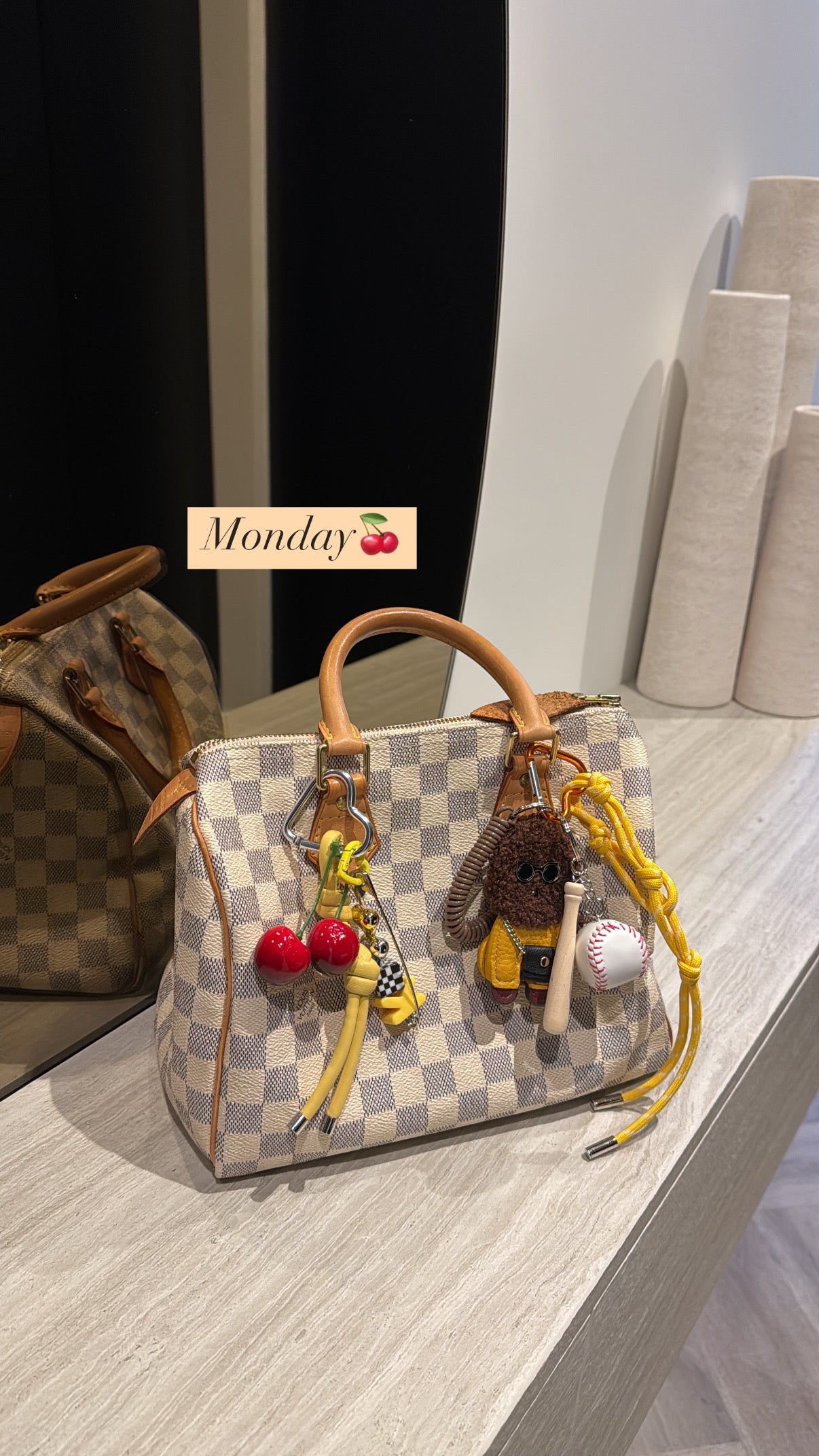 Cherry love bagcharm